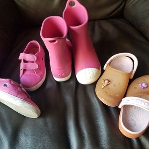 Toddler girl shoes lot size 8